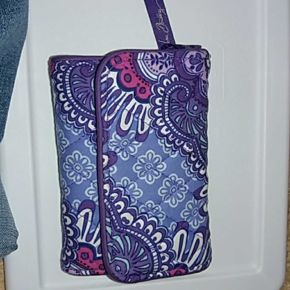 Vera Bradley Euro Wallet Purple